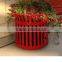 Arlau cheap outdoor galvanized steel planters for sale