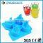 Fire shape fashion summer silicone ice cube tray