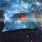 Stunning Multi color galaxy theme Hd digital 3d bed linen set