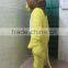 soft materials lion mascot costume yellow plush lion