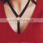 pentagram garter body cage fashion underwear black belt bra for women
