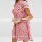 Wholesale New lace hollow pink mini style women wedding night club