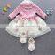 christmas dresses children red sweaters skirts for kids XMAS BABY RED SWEATERS DRESSES CUTE DRESSES GOOD QUALITY