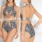 2016 latest summer women printed one-piece bikini
