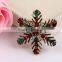 zm53215a Christmas snow brooch fashion christmas decorate jewelry snow crystal accessory
