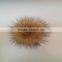 Raccoon fur pom poms For Hat / Garment / Key Chain/Shoes