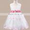latest design high quality lace party wear dress round neck party dress walson