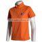 Orange Color Lady shirt with High Collar Shirt