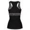 Polyester Tank Top backless with Spandex printed black Size:Free Size Sold By PC