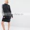 2017 Guangzhou 60% Cotton 40% Polyester Fashion Wholesale Jersey Pullover Long Sleeve Crew Neck Sweatshirt Dress