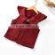B22636A 2017 Fall fashion girl child hooded waistcoat