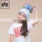 Modern Cheap Knit Beanie Real Raccoon Pom Baby Hat Children Fur Cap
