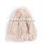 YR419 Stretch Knitted Beanie Real Rabbit Fur/China Factory Sale Hats