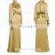 2015 100% silk dress,fashion lady dress, embellished long sleeve maxi dress