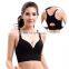 Dry fit shockproof bodyshaping nylon spandex seamless women push up bra sport