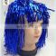 Cheap Madi Gras Party Unisex Blue Tinsel Wigs HPC-0054
