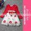 Cute Kids Red Blue Long Sleeve Tutu Dress Girl Beauty Party Dress