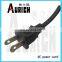 usa 1.5 sq mm 10a 220v 4x0.75mm2 pvc cable power cord iec c5 power cord extension power cable