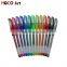2017 New Arrival Best Fine Tip Gel Pen Sets in Box Size 16*15*6.3cm 48 Pieces Pack