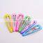 6 pieces/bag children adult BB hairpin Candy Color Hair Clips mental hair accessories