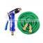 USA Amazon Double Layer Latex Core Solid Brass Fitting Expanding Garden Hose