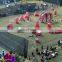 Huge Durable Colorful Inflatable Paintball Arena For Shooting Games