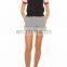Summer 2015 Newest Fashion Design Light Denim Crochet Distress Hot Shorts For Women