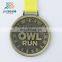Custom Metal Crafts Production Zinc Alloy Award Metal Souvenir Medal With Ribbon