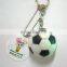 Keychain for Souvenir and Gift Flashing Football Round Shape Ball Light up Key Chain