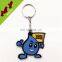 High quality plastic keychain / custom rubber keychain