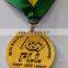 2015 Asia Pacific Open Championship award Customized medal zinc alloy with antique brass plated