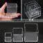 Cubic shape high clear acrylic pen holder box