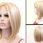 100% Human Hair 20 Reusable Wash Inches Blonde Peruvian Human Hair Yaki Straight