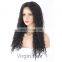 Indian human hair wigs deep curl brazilian full lace wigs