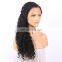 Kinky curly human hair lace front wig brazilian human hair