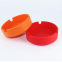 Round shape waterproof fancy rubber hanging silicone cigarette ashtray