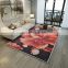 Household custom modern polyester printed 3d carpet living room