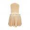 Luxury Banquet pleated skirt chair cover  wedding spandex chair covers