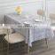 Kitchen accessories cheap 100% polyester oilproof dinning table cover waterproof tablecloth