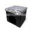 Wholesaler Soft upholstery dogs cats foldable pet ottoman folding pet house ottoman