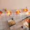 10 LED Battery Powered Fall Harvest Maple Leaves String Lights