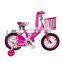 Fashionable Pink Little Princess Bicycles For Baby/Cheap Sepeda Anak 12 inch Children Bikes