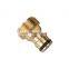 Brass Hose Tap Connector 3/4" Threaded Garden Water Pipe Quick Adapter Fitting Nipple Joint HX-3623