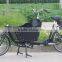 Single Person Shopping Cart Carrier Electric Cargo Bike