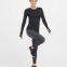 Women's santoni seamless quick dry & wicking running sports tee.