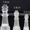 Extremely Beautiful 25 * 25cm Frosted Glass Chess Adult Game Entertainment Glass Crystal Chess Set