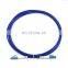 ftth lc simplex armored blue 3m systimax pulling eye waterproof fiber optic patch cord fiber optic jumper