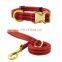 Amazon hot selling cotton dog collar with metal buckle adjustable soft and comfortable durable and washable dog collar