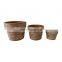 large big size vintage round garden outdoor ceramic terracotta floor planter