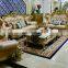 2021 New Design Antique Sofa European Style Classic Genuine Leather Sofa Sets